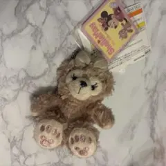 ディズニー シェリーメイ　ぬいぐるみキーホルダー ベージュ