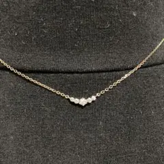 4°C(ヨンドシー)エターナルシルバーネックレス 5ライン