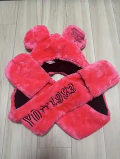 ディズニー　マフラー　ファンキャップ