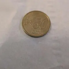 50 Euro Cent 硬貨 2002年 　オーストリア　50セント　コインのサムネイル