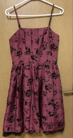 花柄 ミニワンピース