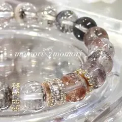 雪月花様♡大漆天珠・金剛杵天珠・天然石ブレスレット•*¨*•.¸¸♬ 大漆天珠・金剛杵天珠・天然石ブレスレット•*¨*•.¸¸♬ - メルカリ