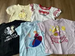 まとめ売り保育園着　ディズニープリンセス Tシャツセット 95.100センチ