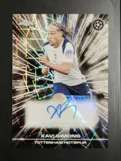 世界75枚限定】topps シャビ・シモンズ 直筆サイン auto パラレル