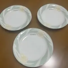 Yves Saint Laurent 花柄皿 3枚