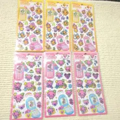 【即日発送・新品】6枚・2種／たまごっち　平成はっぴーフォンめめっち・ふらわっち