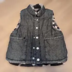 迷彩柄フリースベスト