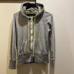 athleta フルジップパーカー Sサイズ グレー