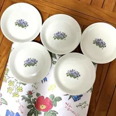 【六花亭】ノベルティ ケーキ皿5枚セットのサムネイル