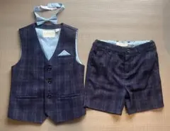 BAKER ベストとショートパンツ、蝶ネクタイのセット 5-6歳(116cm)