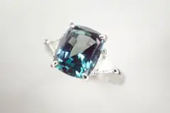 20ct ブルートパーズリング・指輪シルバー925K18金 ピアスサファイア 