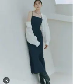 マーメイドキャミワンピース 黒