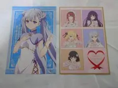 転生王女と天才令嬢の魔法革命　転天　イラストカードセット　ファンタジア文庫