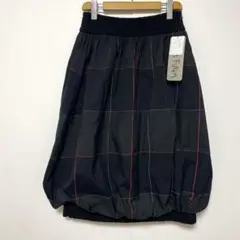 未使用 FUGA FUGA フーガフーガ チェック柄 バルーンスカート 日本製