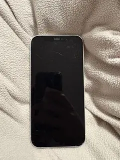 Apple iPhone 12 ホワイト 本体　背面割れ外カメ割れ