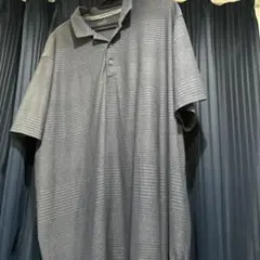PUMA ストライプ ポロシャツ S