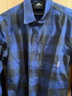 マウンテンイクイップメント 長袖シャツ　チェック柄