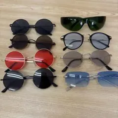 サングラス 8点セット ノーブランド