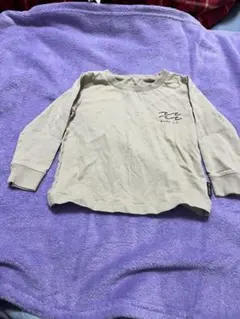 BILLABONG ベージュ 長袖Tシャツ　90