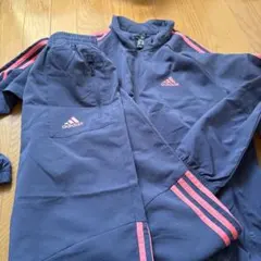adidas ジャージセット 160 ネイビー