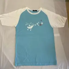 BURBERRY BLACK LABEL 水色Tシャツ　Mサイズ