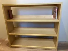 【7/13まで限定出品 廃盤 希少品】無印良品 オーク材薄型ラック ワイド 小 7/13まで限定出品 廃盤 希少品】無印良品 オーク材薄型ラック