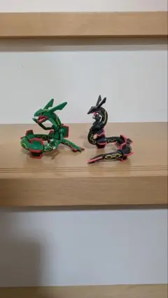 モンコレ　レックウザ フィギュア 2体セット　ポケモンフィギュア