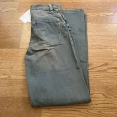 GRL ワイドデニムパンツ qu68 ブルー