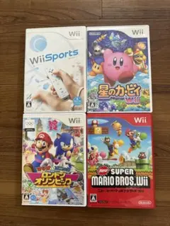 Wii ゲームソフト 4本セット