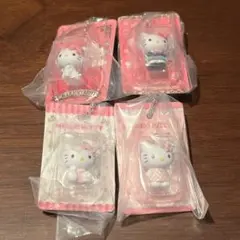 ハローキティ　パッケージチャーム　4個セット