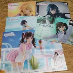 P3628 アイドルマスター 美少女 フィギュアポスター まとめ売り