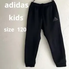 adidas キッズ ロングパンツ スウェットジャージブラック120cmのサムネイル