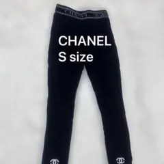 CHANEL シャネル パンツ レギンス 黒 ベロア サイズ38 美品 - メルカリ