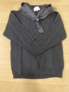 リボン縫いのアランセーター Keisuke Kanda 中古・古着通販】keisuke kanda (ケイスケカンダ) セーラーカラー