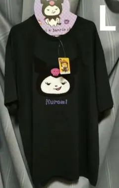 サンリオ にしむらゆうじ クロミ サガラ刺しゅう 半袖 Tシャツ Lのサムネイル