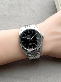 OH済 セイコー スピリット メカニカル 6R15-00A0 黒文字盤 自動巻き