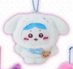 ちいかわ サンリオコラボ マスコット ホルダー ハチワレ　シナモン