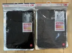 UNIQLO HEATTECH アンダーシャツ 130サイズ 2色セット