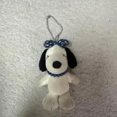 犬のぬいぐるみストラップ