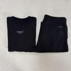 TENTIAL ブラック ルームウェア 2XL 上下セット - メルカリ