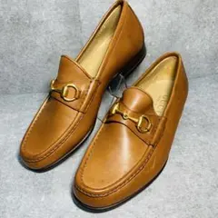 GUCCI グッチ ホースビット ローファー 40E 茶 イタリア製 正規品