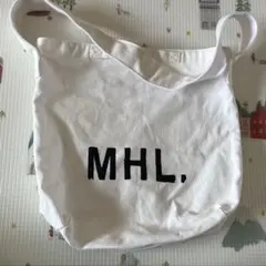 MHL. ロゴ キャンバス ショルダーバッグのサムネイル