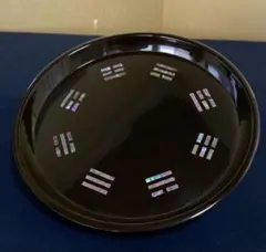 ほぼ未使用 茶道具 木製黒真塗 螺鈿細工 青貝 八卦盆 ほぼ未使用 茶道具 木製黒真塗 螺鈿細工 青貝 八卦盆 - メルカリ