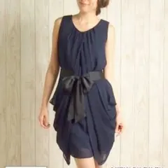 début de fior ドレス　ドレープ2way ワンピース
