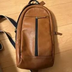 COACH ショルダーバッグ ブラウン レザー