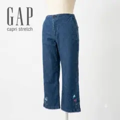 GAP Kids キッズ カプリパンツ 花柄刺繍 レディースも◎のサムネイル