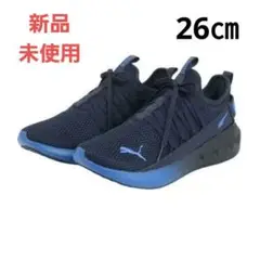 【新品未使用】PUMAスニーカー スポーツシューズ SOFTRIDEネイビー26