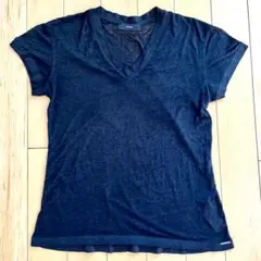 Diesel カットソー　Tシャツ　Vネック　シースルー