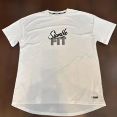 Slamble FIT ホワイト 2XL シャツ　バスケ