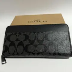 コーチ COACH 長財布 F75000 ブラック 黒